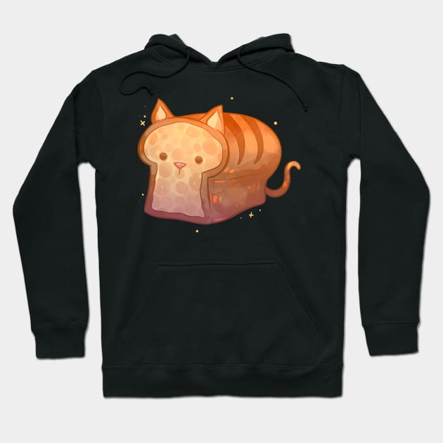 Cat Bread Loaf Hoodie by Claire Lin